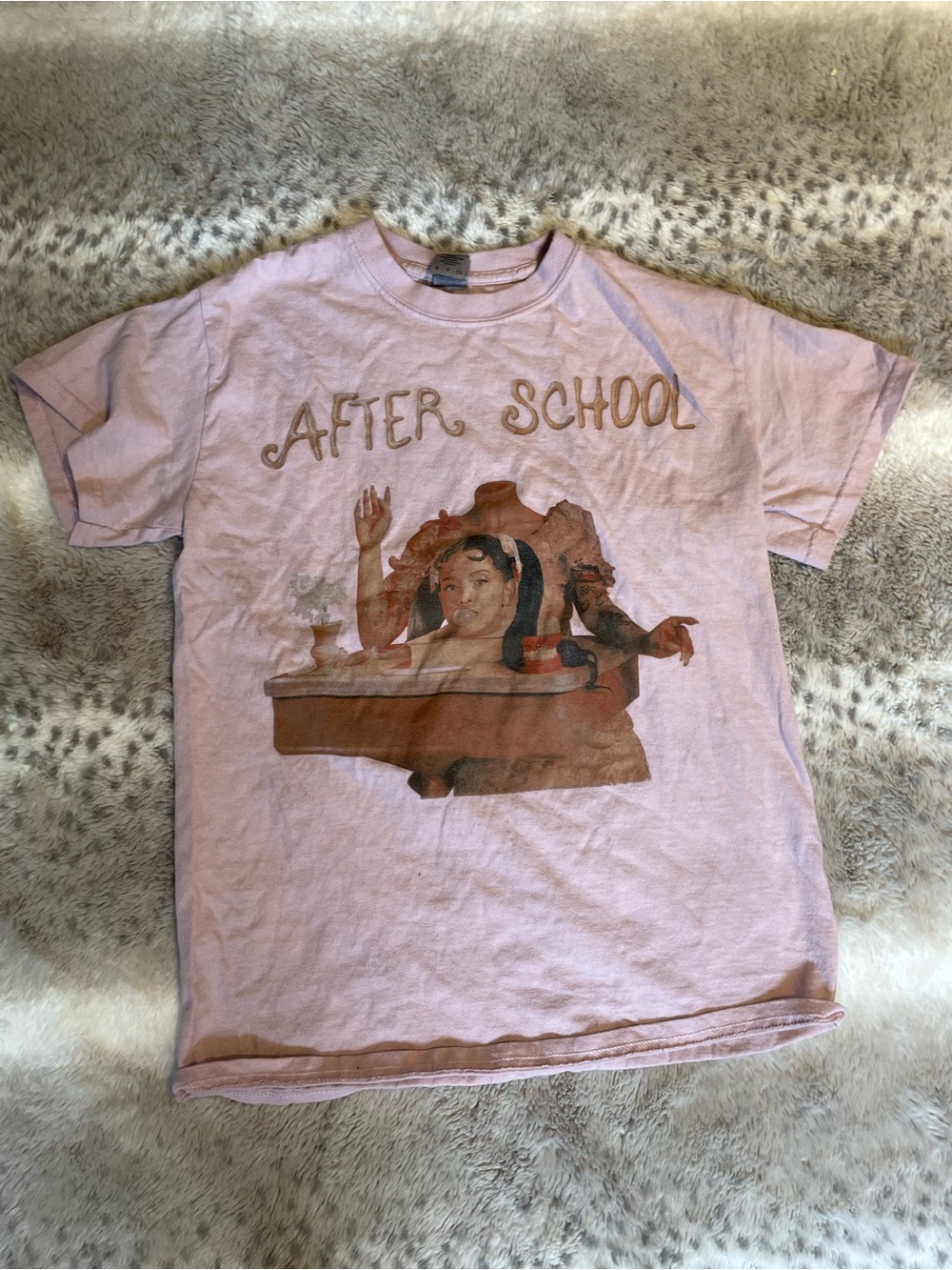 Melanie Martinez After School' Graphic Tee in Light Pink